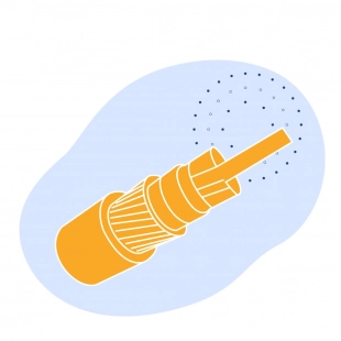 Оптический кабель 8 волокон одномодовый ОКПЦ-Д2к