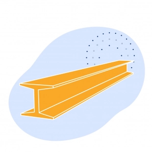 Монорельсовая балка 20Са Ст1кп ГОСТ 19425-74