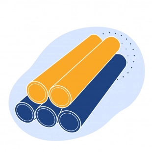 Труба нержавеющая хромированная 273х9.5 мм 08Х20Н14С2 ГОСТ 9941-81
