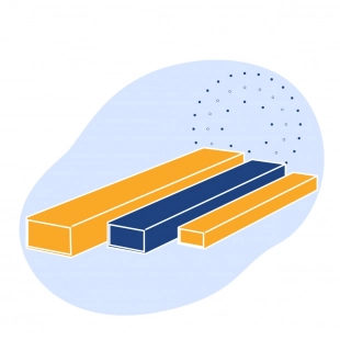 Профиль стальной прямоугольный сварной 160х100х6 мм ст15 ГОСТ 30245-2003