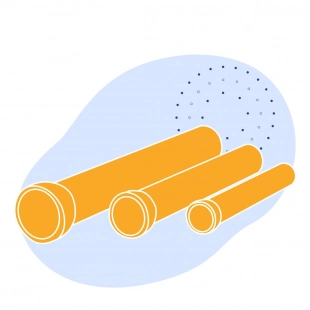 Стеклопластиковая труба линейная 100х6.6 ГОСТ Р 53201-2008