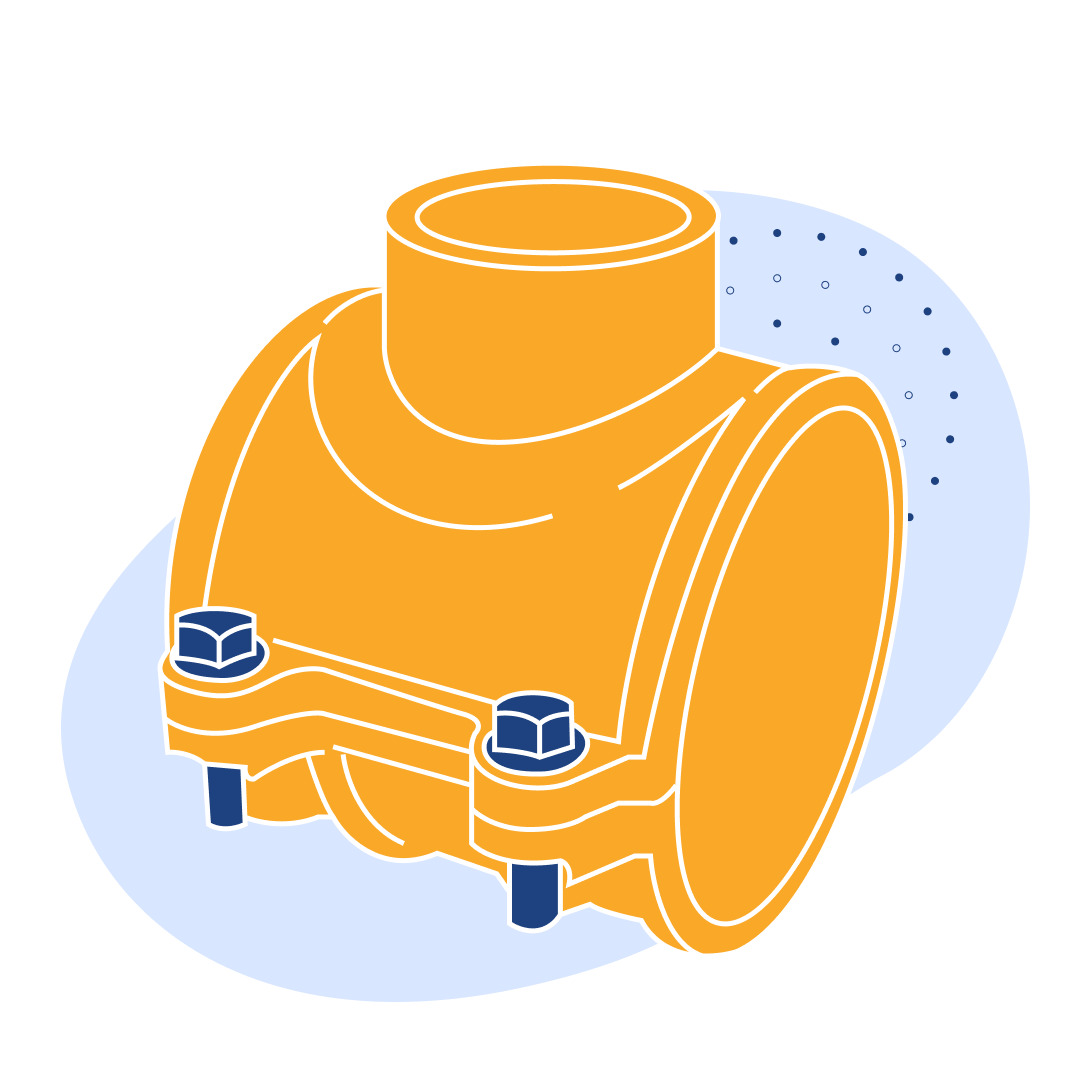 Седелка чугунная Ду 125 мм ГОСТ 5525-89