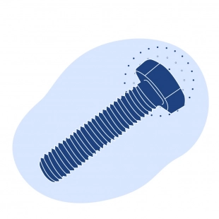 Болт М20x200 мм 40Х ISO 4017
