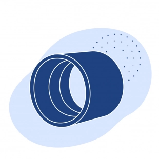 Муфта ОТТМ 365.1х218 мм Д ст20 ГОСТ 632-80