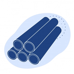 Труба нержавеющая хромированная 273х9.5 мм 08Х20Н14С2 ГОСТ 9941-81