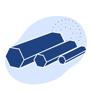 Шестигранник жаропрочный 25 мм ХН77ТЮР