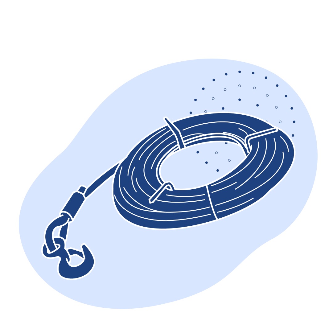 Канат крановый 22.5 мм 6х19 (11+6+6/6)+1 ГОСТ 2688-80